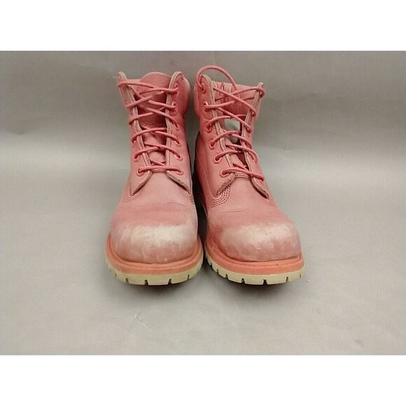 Pink Lace-Up Ankle Boots - Picture 3 of 16